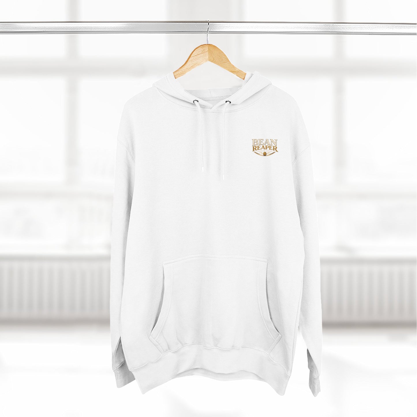 Bean Reaper Hoodie — Coffee Logo Fleece Pullover