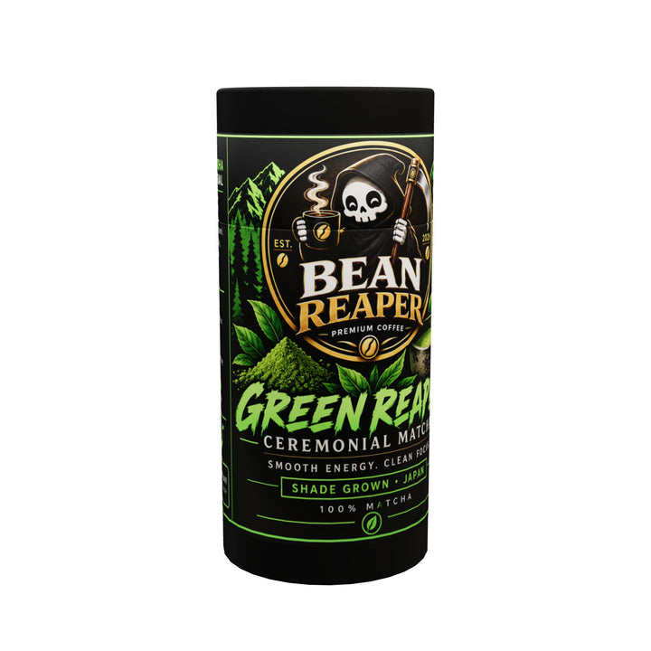 Green Reaper from Bean Reaper, resealable instant tube