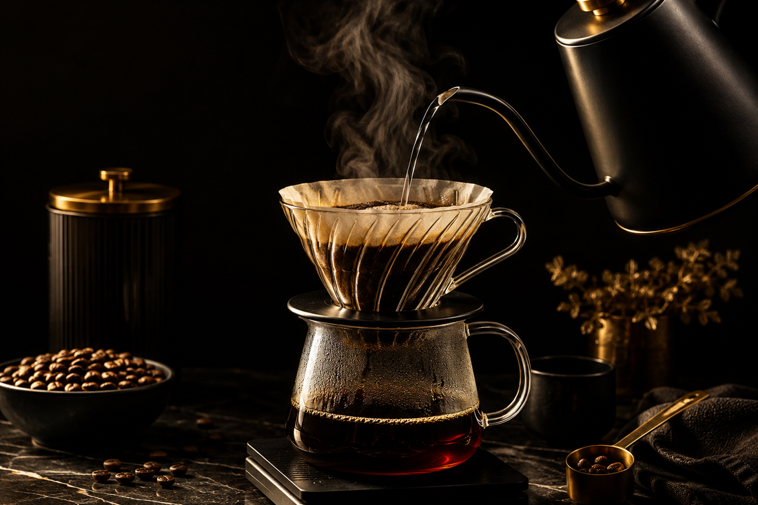 Moody coffee brewing setup — Bean Reaper cold brew coffee guide