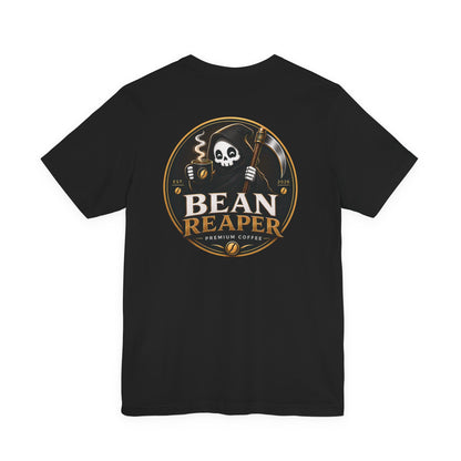 Bean Reaper Coffee T-Shirt — Grim Reaper Coffee Logo Tee