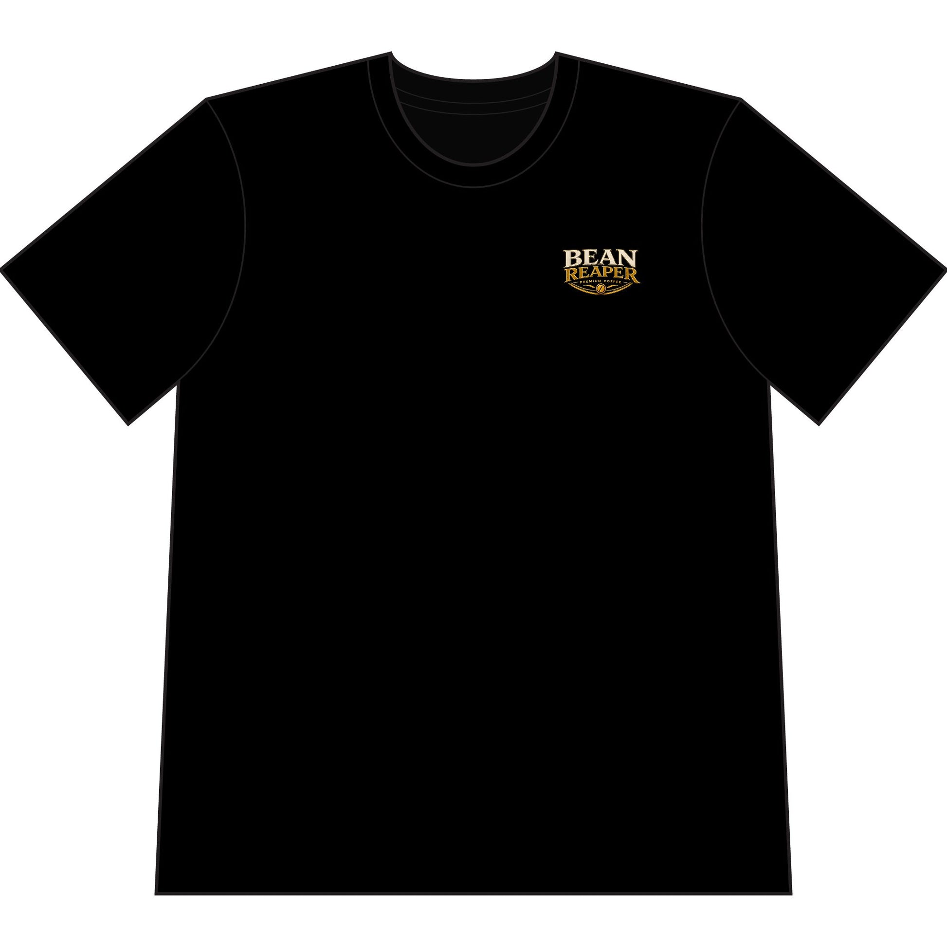 Bean Reaper unisex max heavyweight garment-dyed t-shirt, black — front