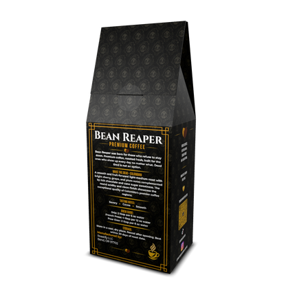 Bean Reaper Wake The Dead single-origin Colombian coffee bag, light-medium roast