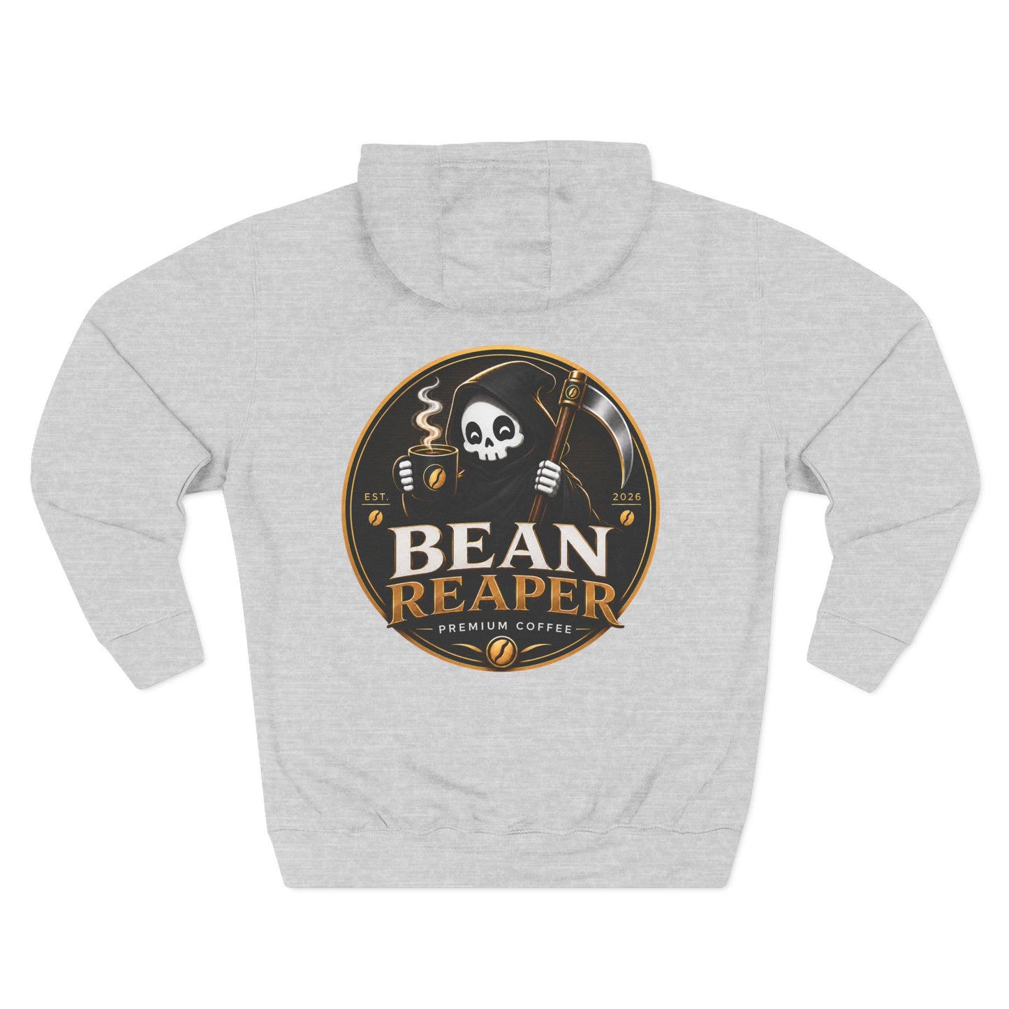 Bean Reaper Hoodie — further colourway option, specialty coffee branding (additional image)