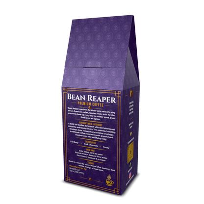 Bean Reaper Dead Man's Brew Brazilian dark roast coffee bag