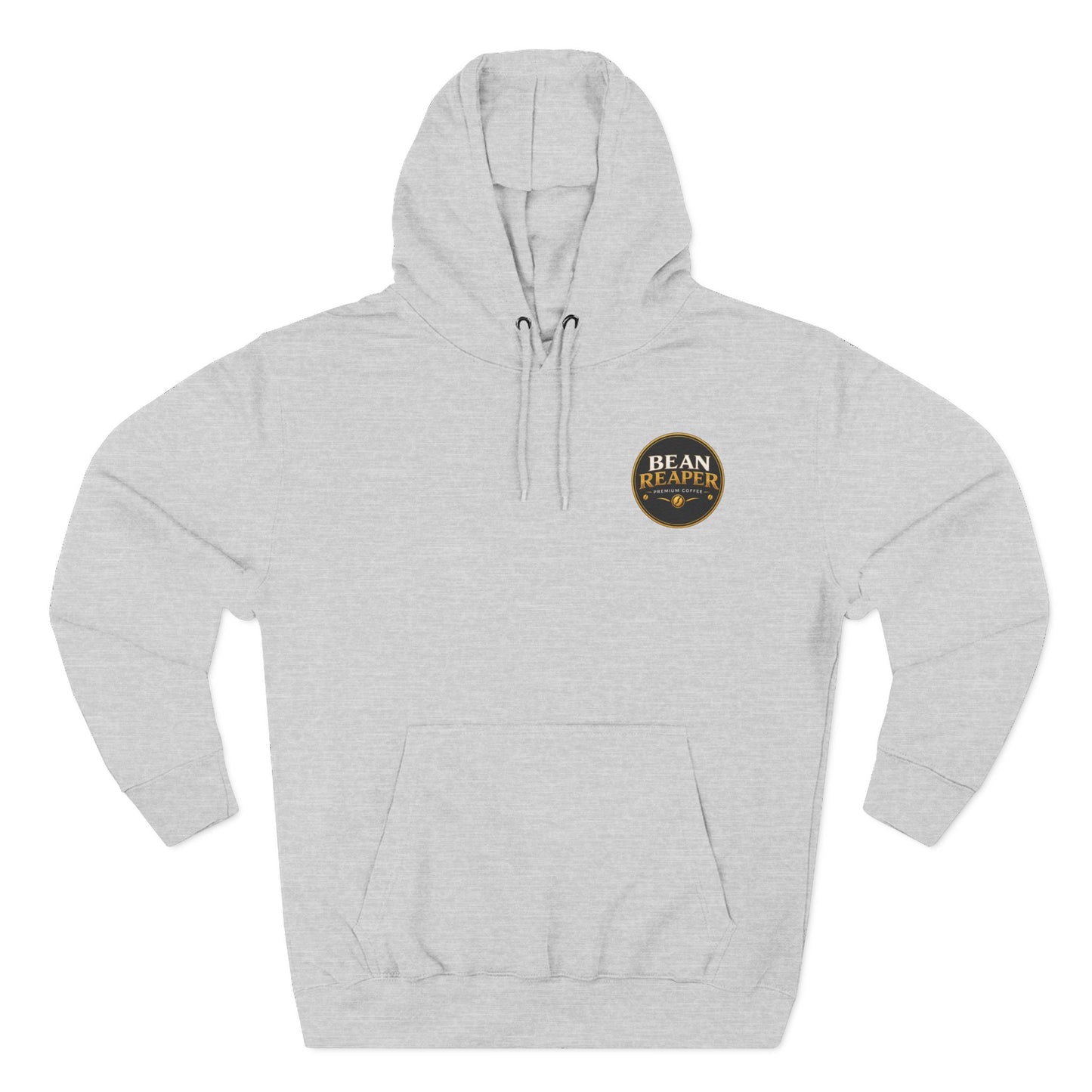 Bean Reaper Hoodie — alternate colourway of the coffee logo fleece pullover (additional image)