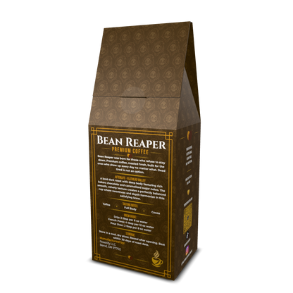 Bean Reaper Afterlife Central American dark roast blend coffee bag