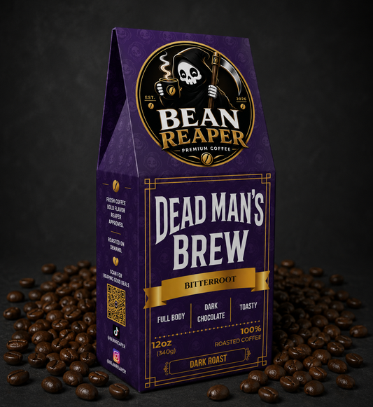 Dead Man's Brew – Brazilian Dark Roast — Bean Reaper small-batch specialty coffee