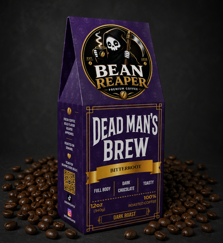 Dead Man's Brew – Brazilian Dark Roast — Bean Reaper small-batch specialty coffee